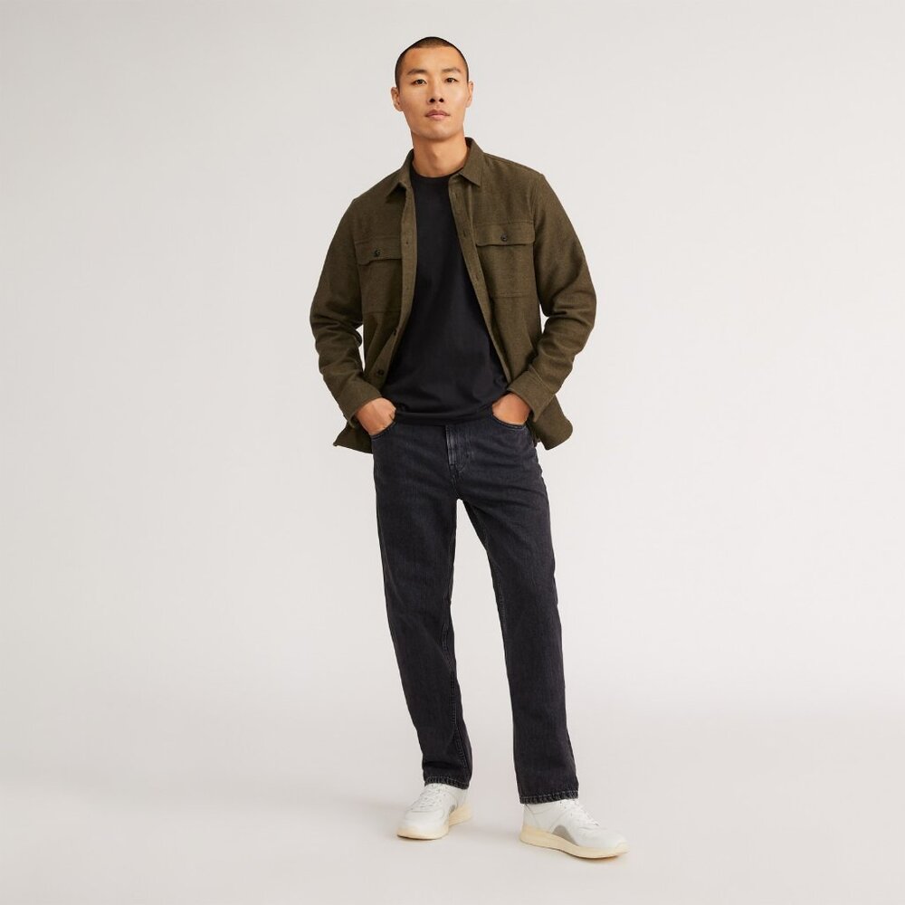 Everlane The Authentic Straight Jean Black Base - Size 33x30